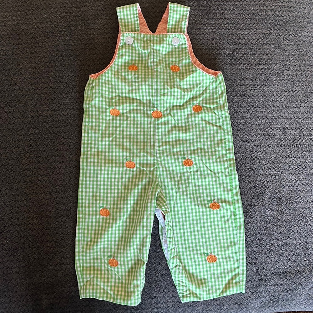 Anavini pumpkin overalls Jon Jon size 12m